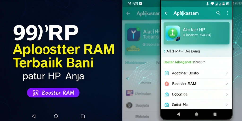 Antarmuka 99RP yang sederhana dan fungsional untuk optimasi RAM.