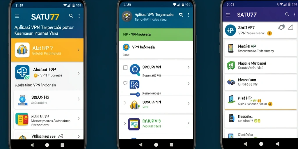 Screenshot utama SATU77 menampilkan antarmuka yang sederhana dan fungsional.